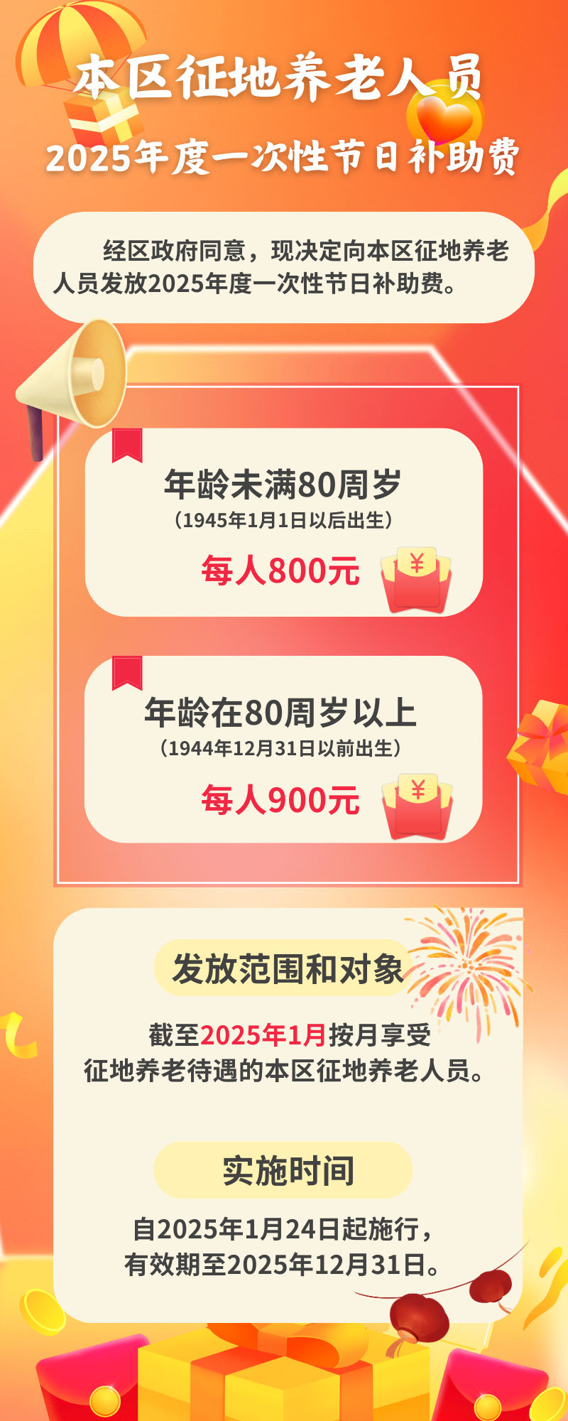 關于對本區征地養老人員發放2025年度一次性節日補助費的通知.png