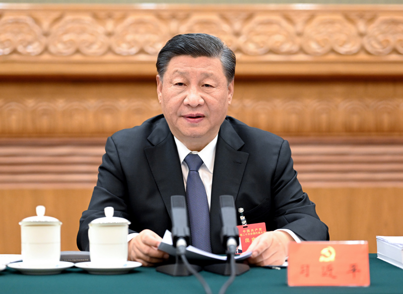 10月18日，中國共產黨第二十次全國代表大會主席團在北京人民大會堂舉行第二次會議。.jpg